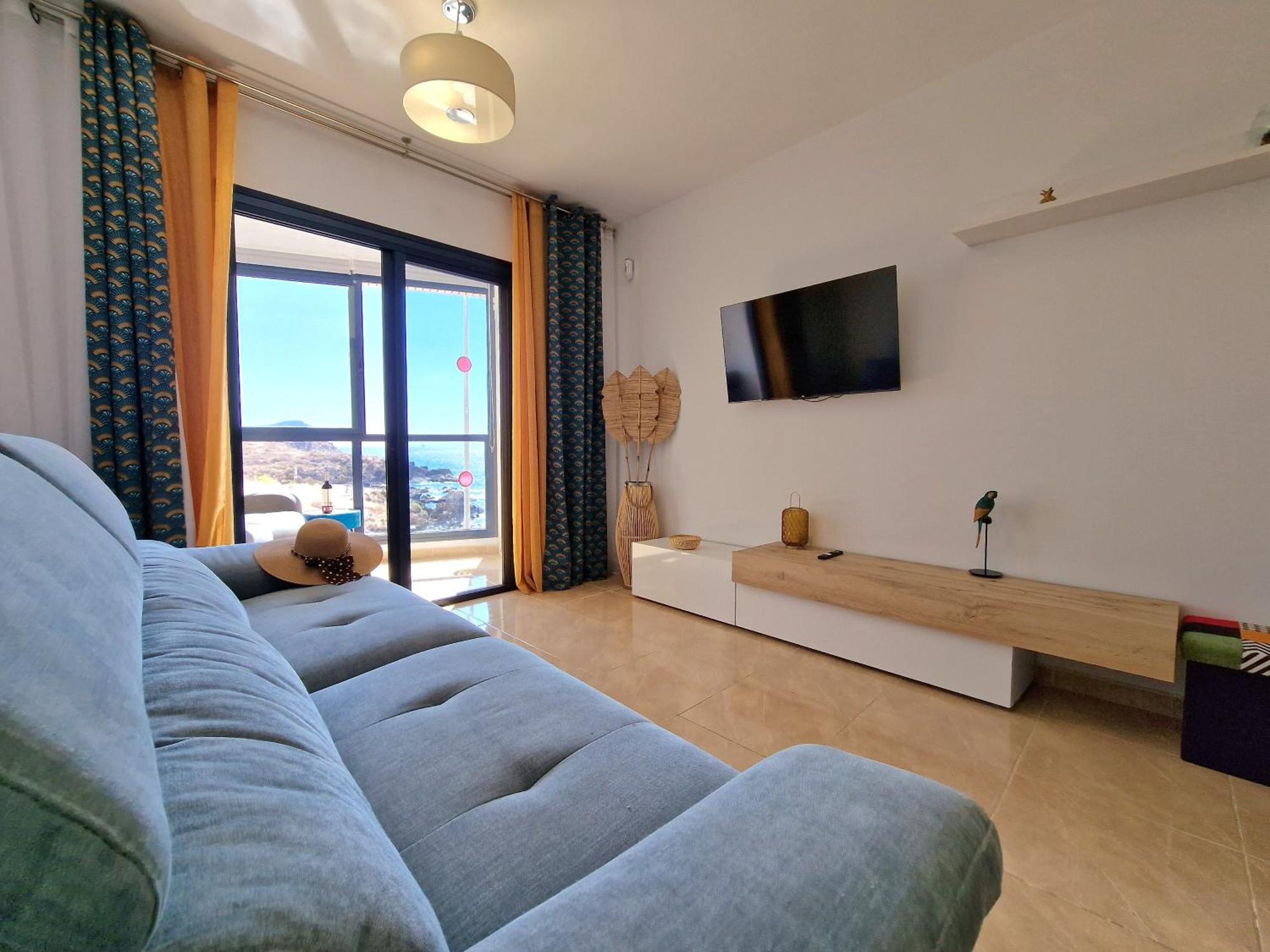 Las Rocas By The Ocean, Wifi And Sea View Los Abrigos Luaran gambar